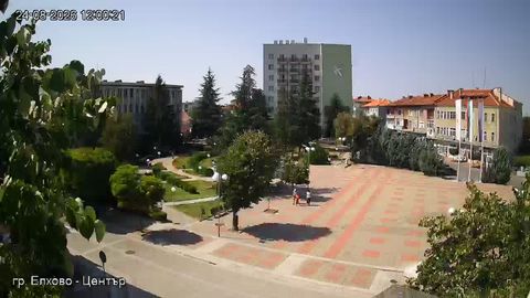 Live stream of the central square in Elhovo