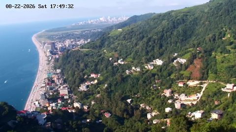 Live stream of the weather on the sea coast